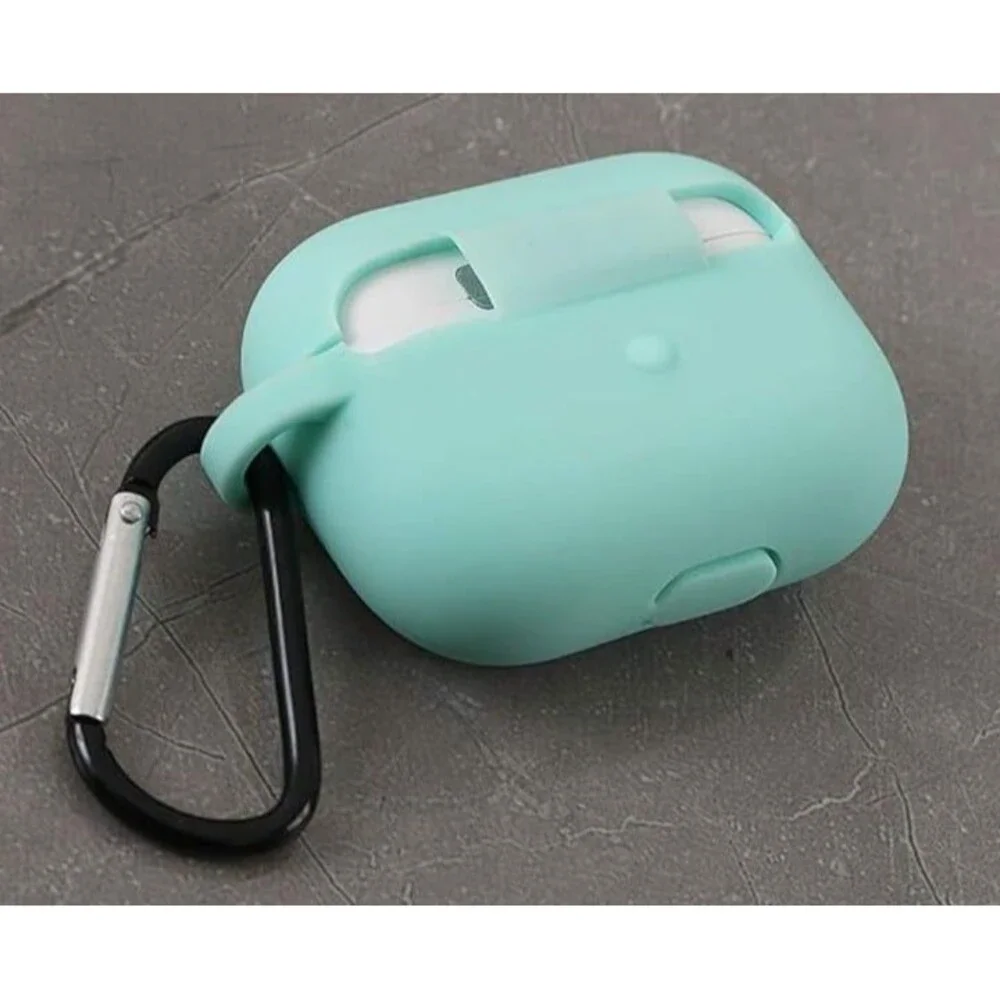 Silicone Protective Case Cover for AirPods Pro Mint Green